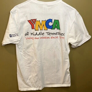 VTG YMCA OF MIDDLE TN SPIRIT MIND BODY 90’s FOTL Fruit of the Loom Lofteez Shirt